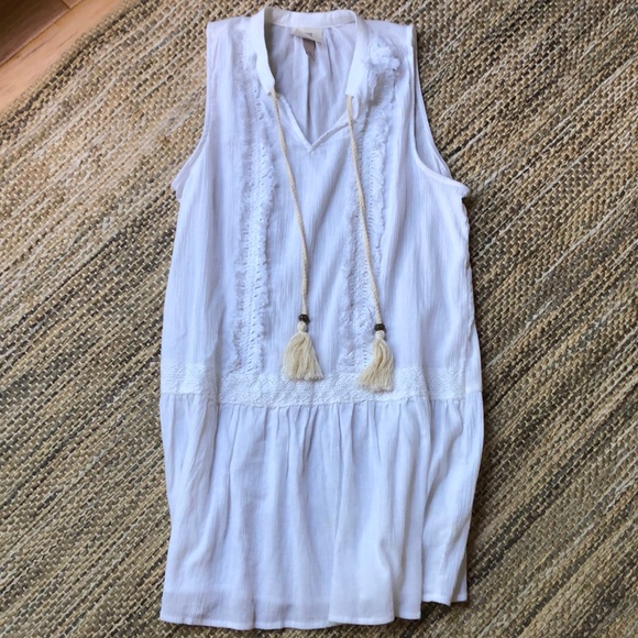 Knox Rose women’s white sleeveless tunic - Picture 1 of 4
